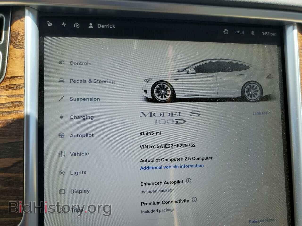 2017 TESLA MODEL S - VIN: 5YJSA1E22HF229752 - Photo 9