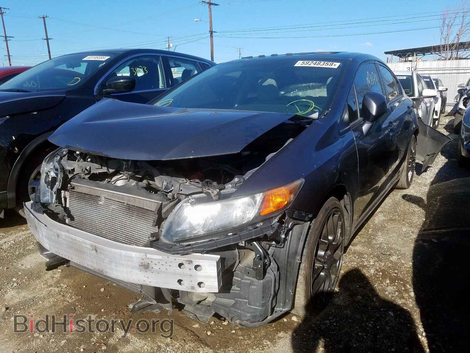 2012 HONDA CIVIC - VIN: 2HGFB2F85CH547828 - Фото 2