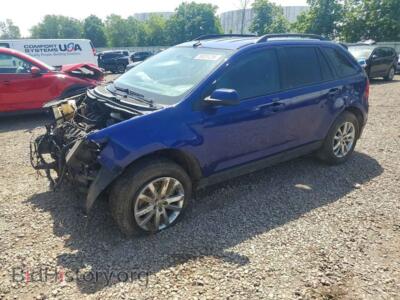 2013 Ford EDGE SEL, blue — VIN 2FMDK3JC4DBA85544, Copart