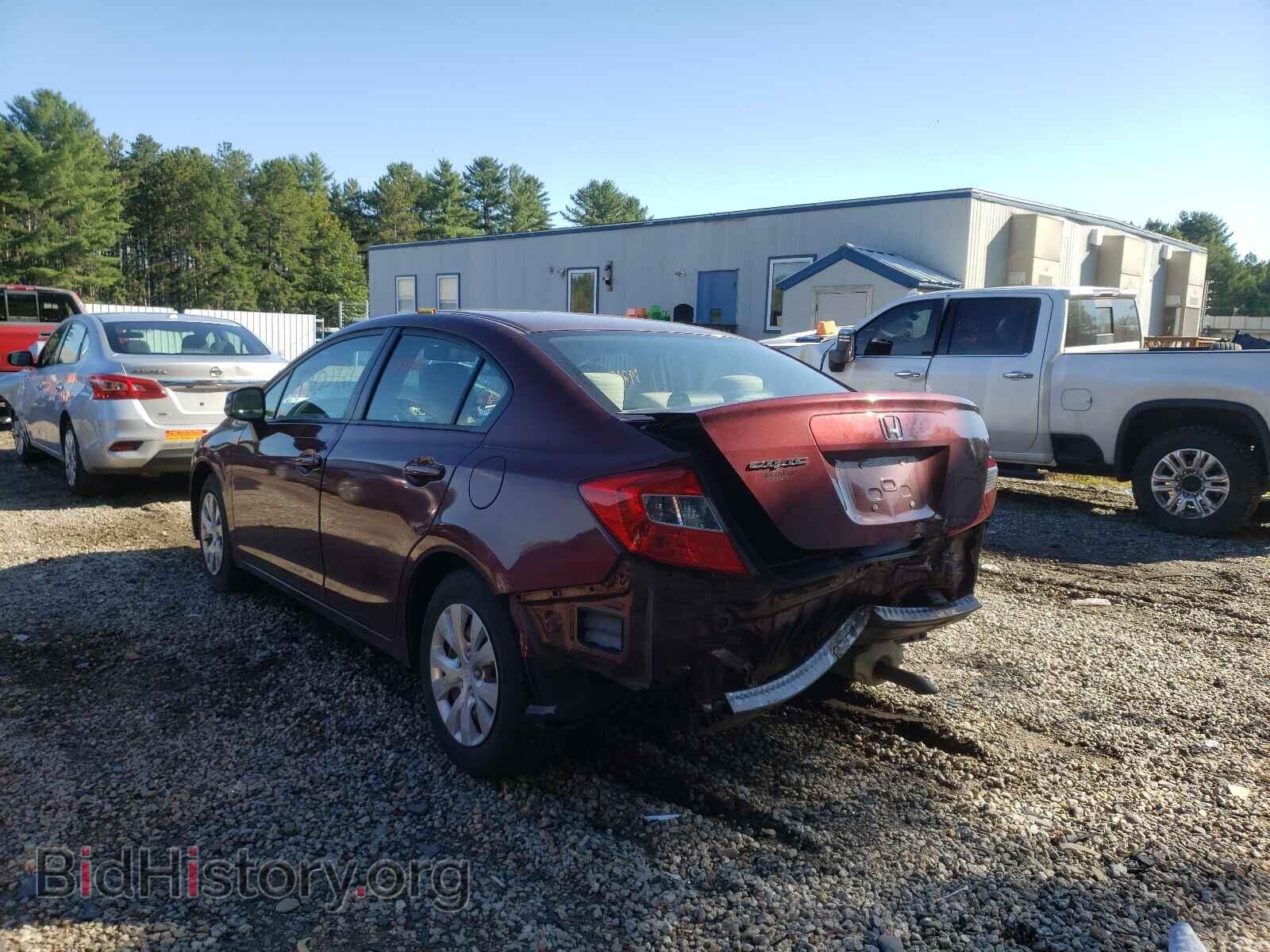 2012 HONDA CIVIC - VIN: 2HGFB2F56CH600705 - Фото 3