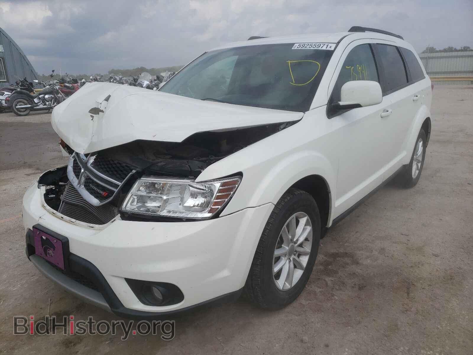 2016 DODGE JOURNEY - VIN: 3C4PDCBG9GT171275 - Фото 2