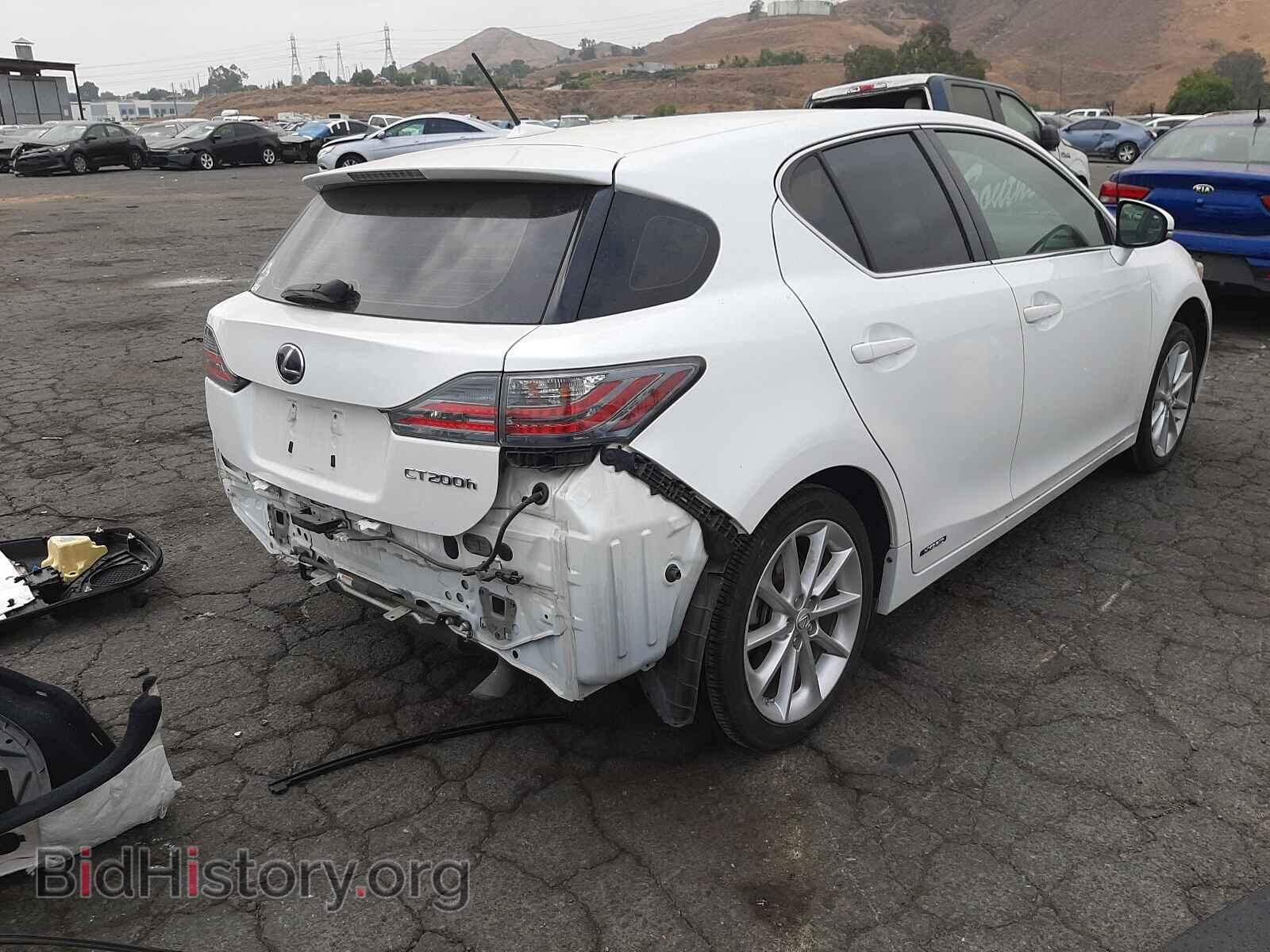 2011 LEXUS CT 200 - VIN: JTHKD5BH1B2032457 - Фото 4