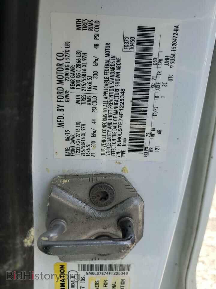 2015 FORD TRANSIT - VIN: NM0LS7E74F1225348 - Фото 13