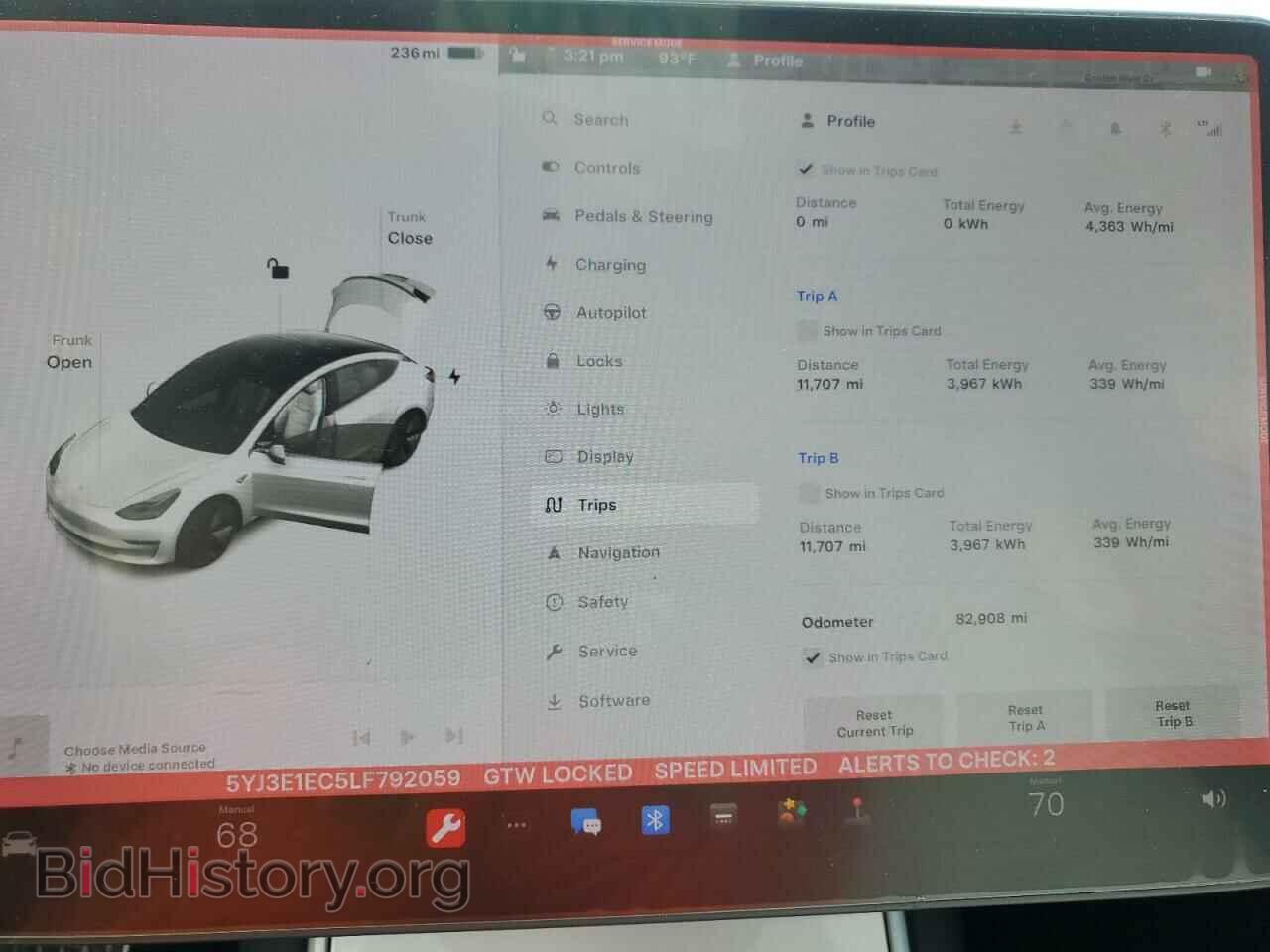 2020 TESLA MODEL 3 - VIN: 5YJ3E1EC5LF792059 - Photo 9