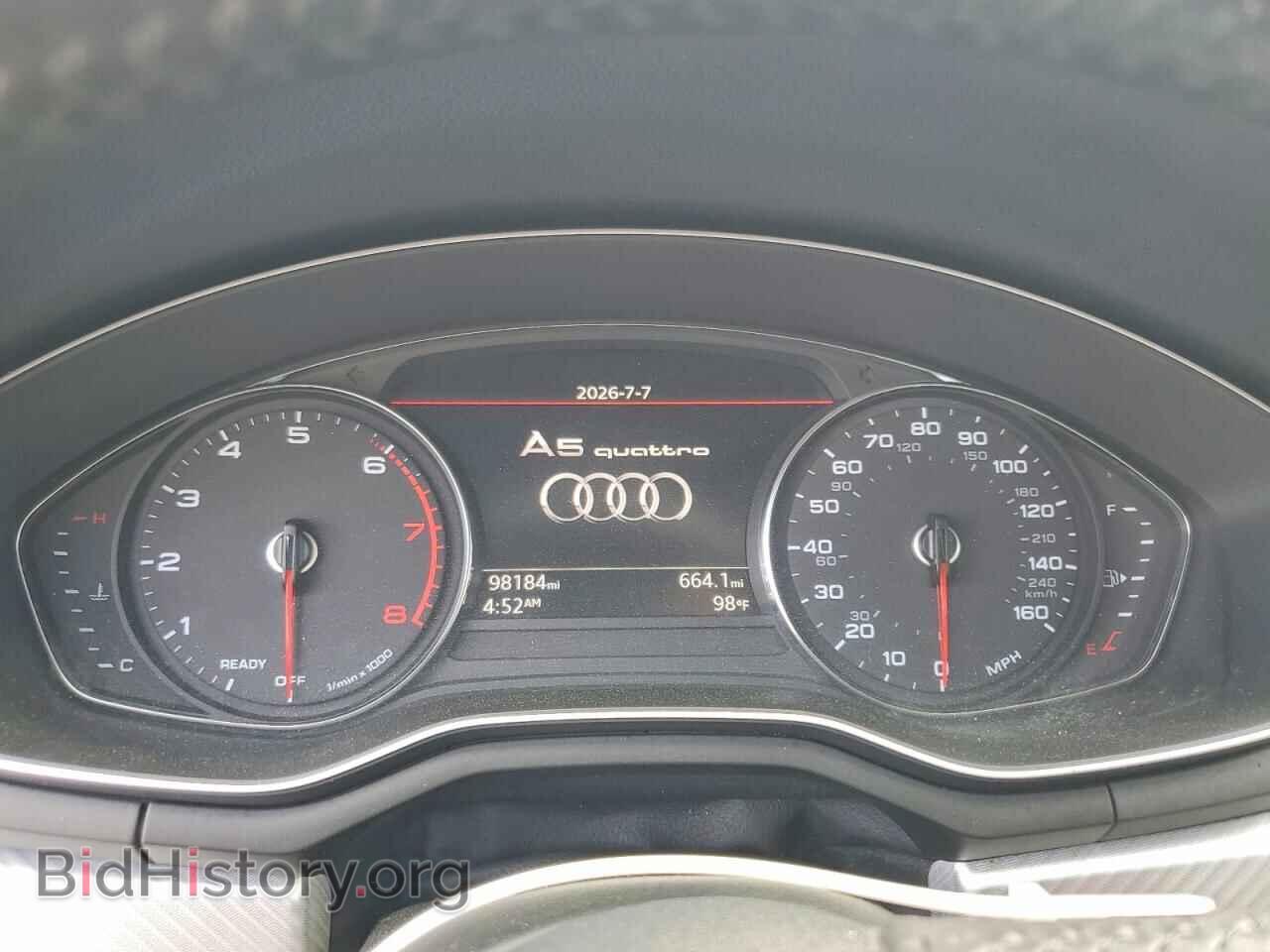 2018 AUDI A5 - VIN: WAUNNAF52JA100559 - Photo 9