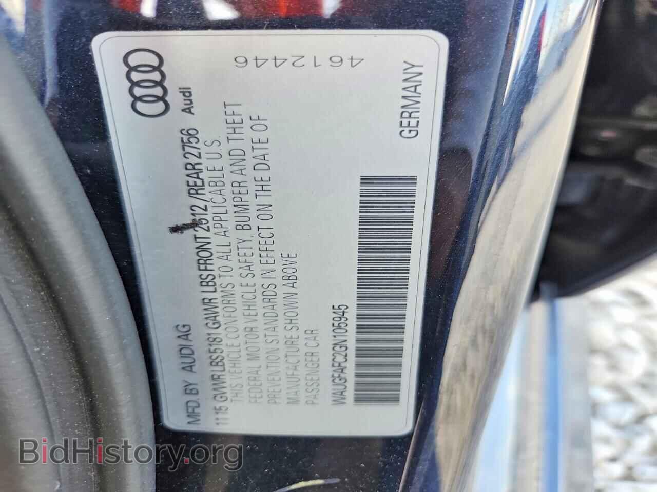 2016 AUDI A6 - VIN: WAUGFAFC2GN105945 - Photo 13