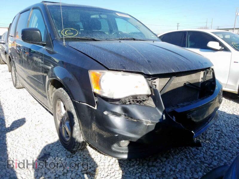2011 Dodge CARAVAN Grand Cara (VIN 2D4RN5DG6BR657149) — photo 1 of 10, Copart, damage: front end
