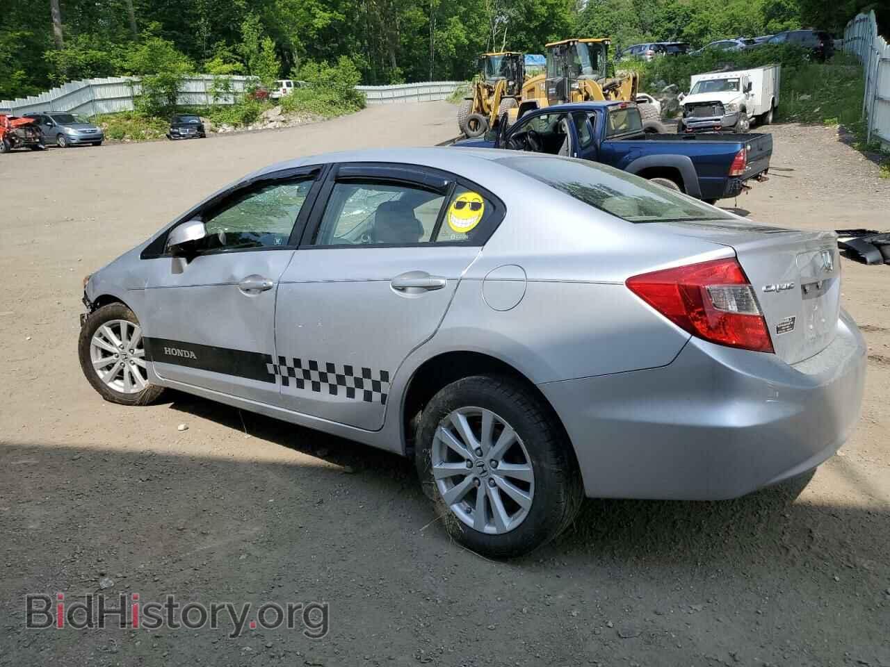 2012 HONDA CIVIC - VIN: 2HGFB2F95CH595337 - Фото 2