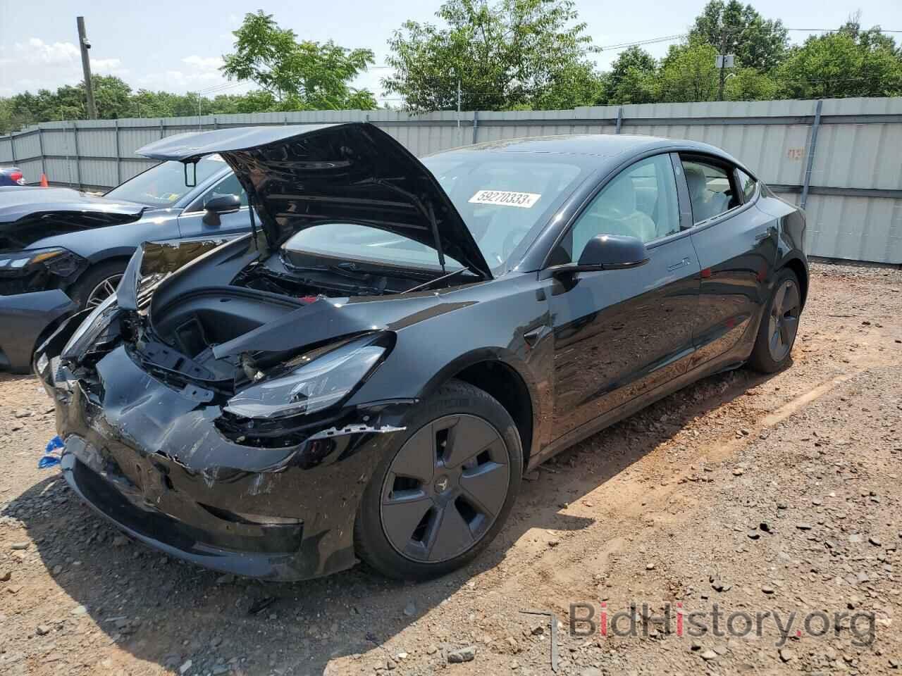 Photo 5YJ3E1EA5MF082837 - TESLA MODEL 3 2021