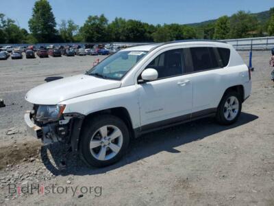 2015 Jeep COMPASS Latitude, white — VIN 1C4NJDEB4FD189211, Copart