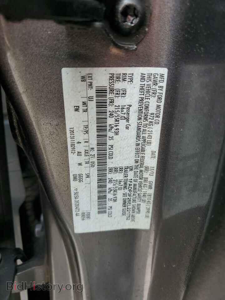 2014 FORD FOCUS - VIN: 1FADP3F26EL221752 - Фото 13