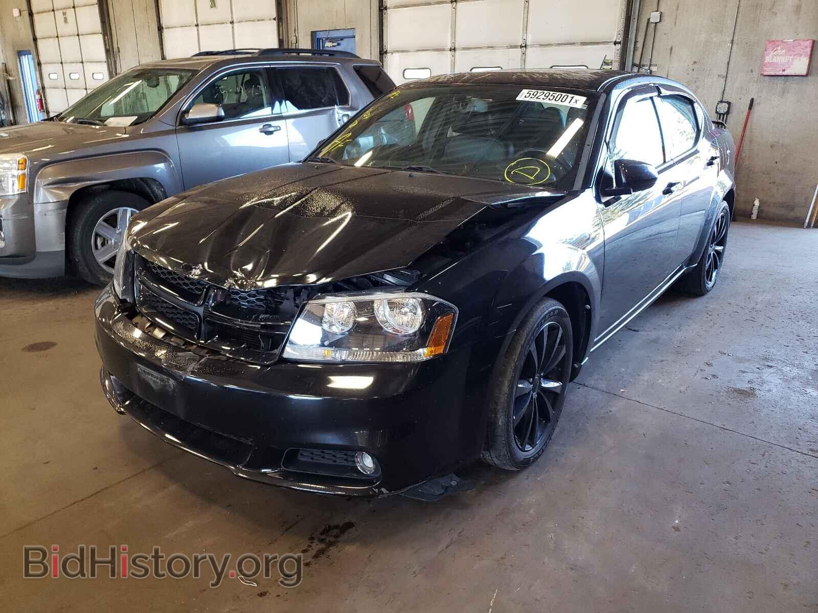 2013 DODGE AVENGER - VIN: 1C3CDZCGXDN746595 - Фото 2