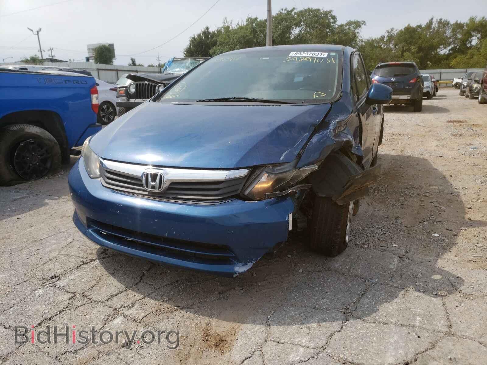 2012 HONDA CIVIC - VIN: 19XFB2F53CE083244 - Фото 2
