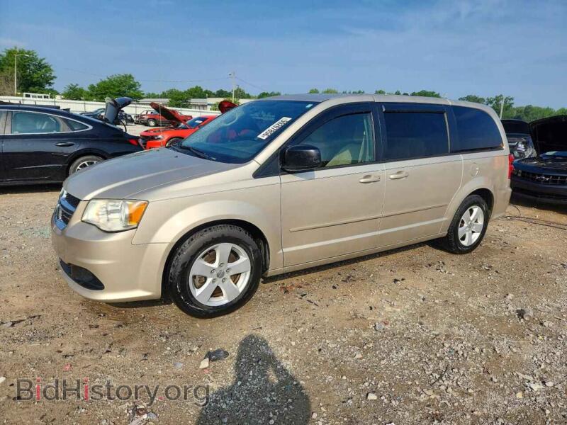 2013 Dodge CARAVAN SE (VIN 2C4RDGBG6DR763201) — фото 1 из 14, Copart, повреждение: бок