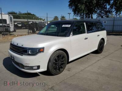 2018 Ford FLEX Limited, white — VIN 2FMGK5D85JBA06832, Copart