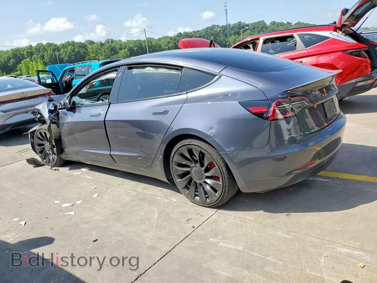 2022 TESLA MODEL 3 - VIN: 5YJ3E1EC9NF299214 - Фото 2
