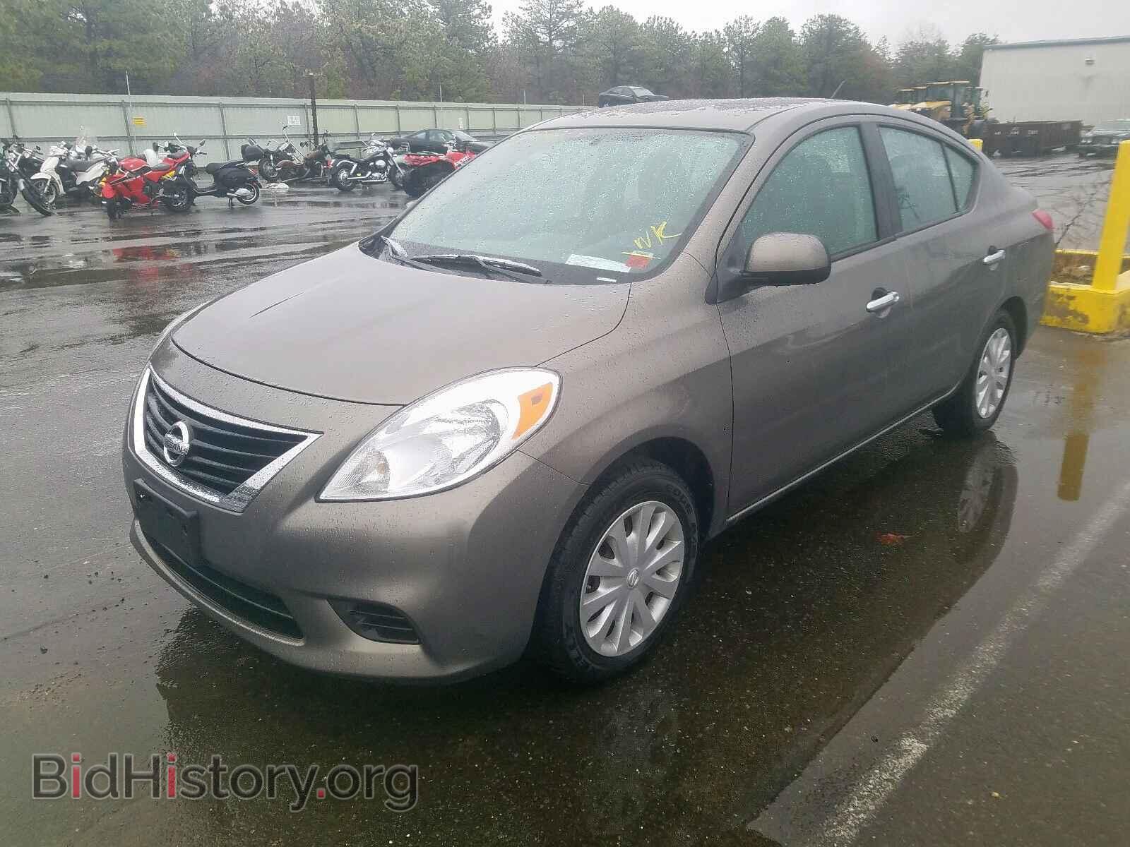 2012 NISSAN VERSA - VIN: 3N1CN7AP1CL893681 - Фото 2