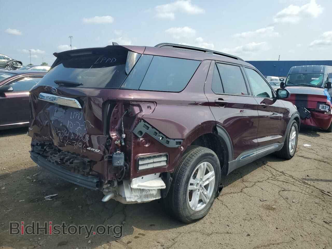2022 FORD EXPLORER - VIN: 1FMSK8DH5NGA73196 - Фото 3