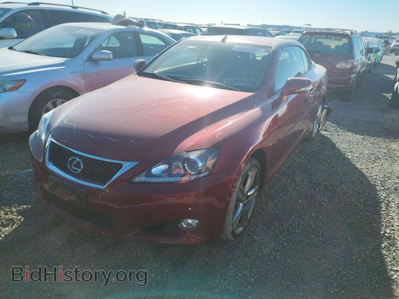 2012 LEXUS IS - VIN: JTHFE2C27C2508901 - Фото 2