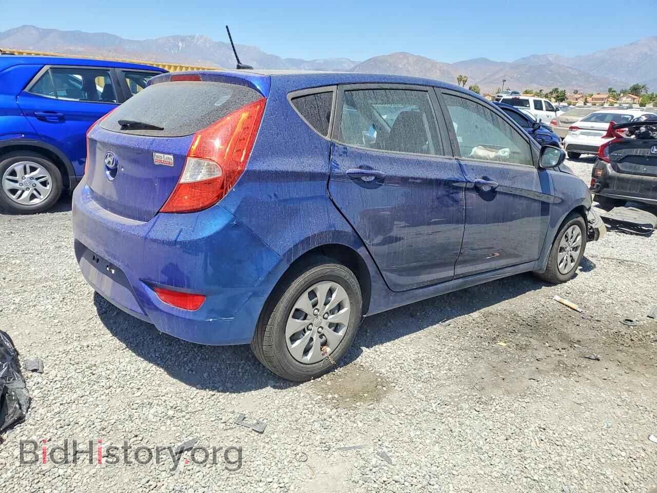 2016 HYUNDAI ACCENT - VIN: KMHCT5AEXGU291990 - Фото 3