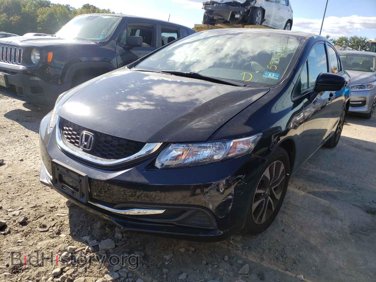 2015 HONDA CIVIC - VIN: 19XFB2F82FE221225 - Фото 2