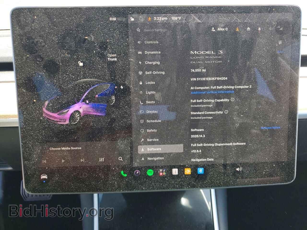 2019 TESLA MODEL 3 - VIN: 5YJ3E1EB3KF194204 - Photo 9