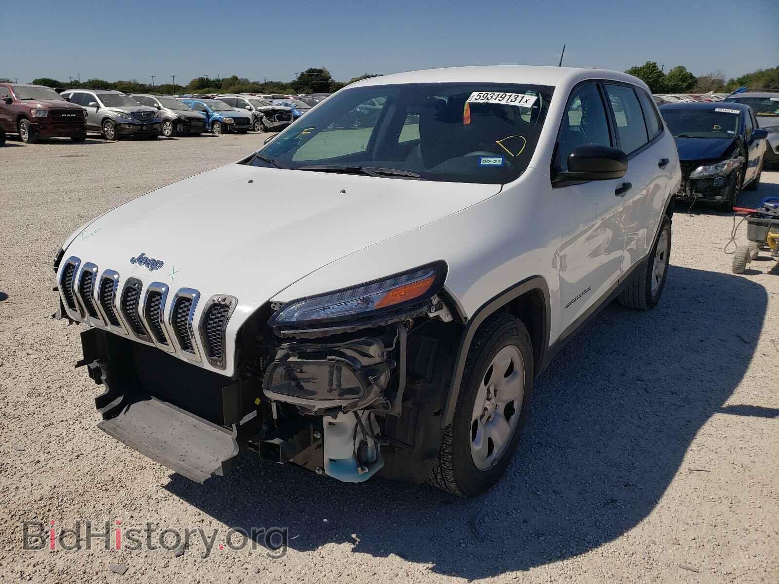 2015 JEEP CHEROKEE - VIN: 1C4PJLAB0FW507905 - Фото 2