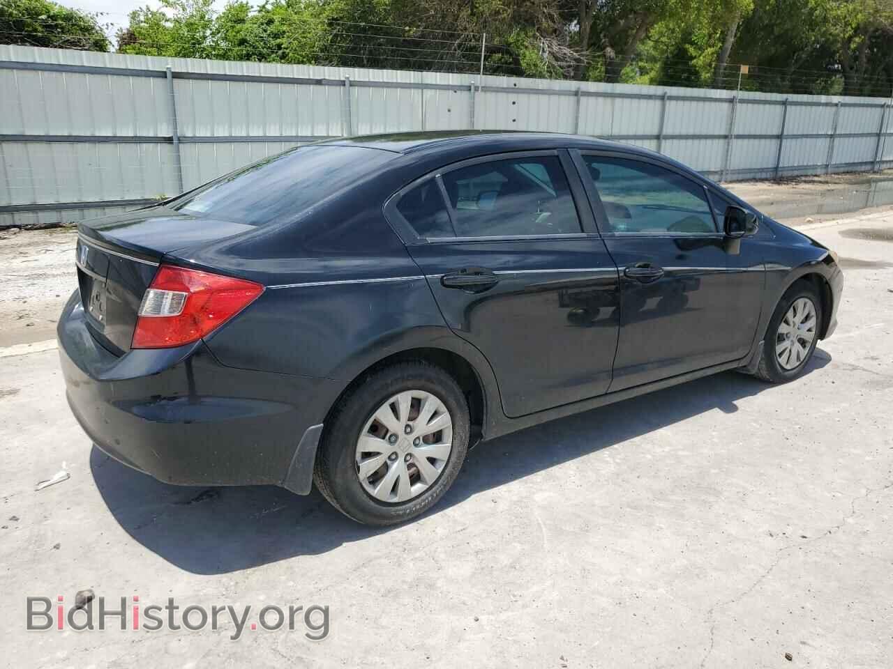 2012 HONDA CIVIC - VIN: 2HGFB2F52CH591551 - Фото 3