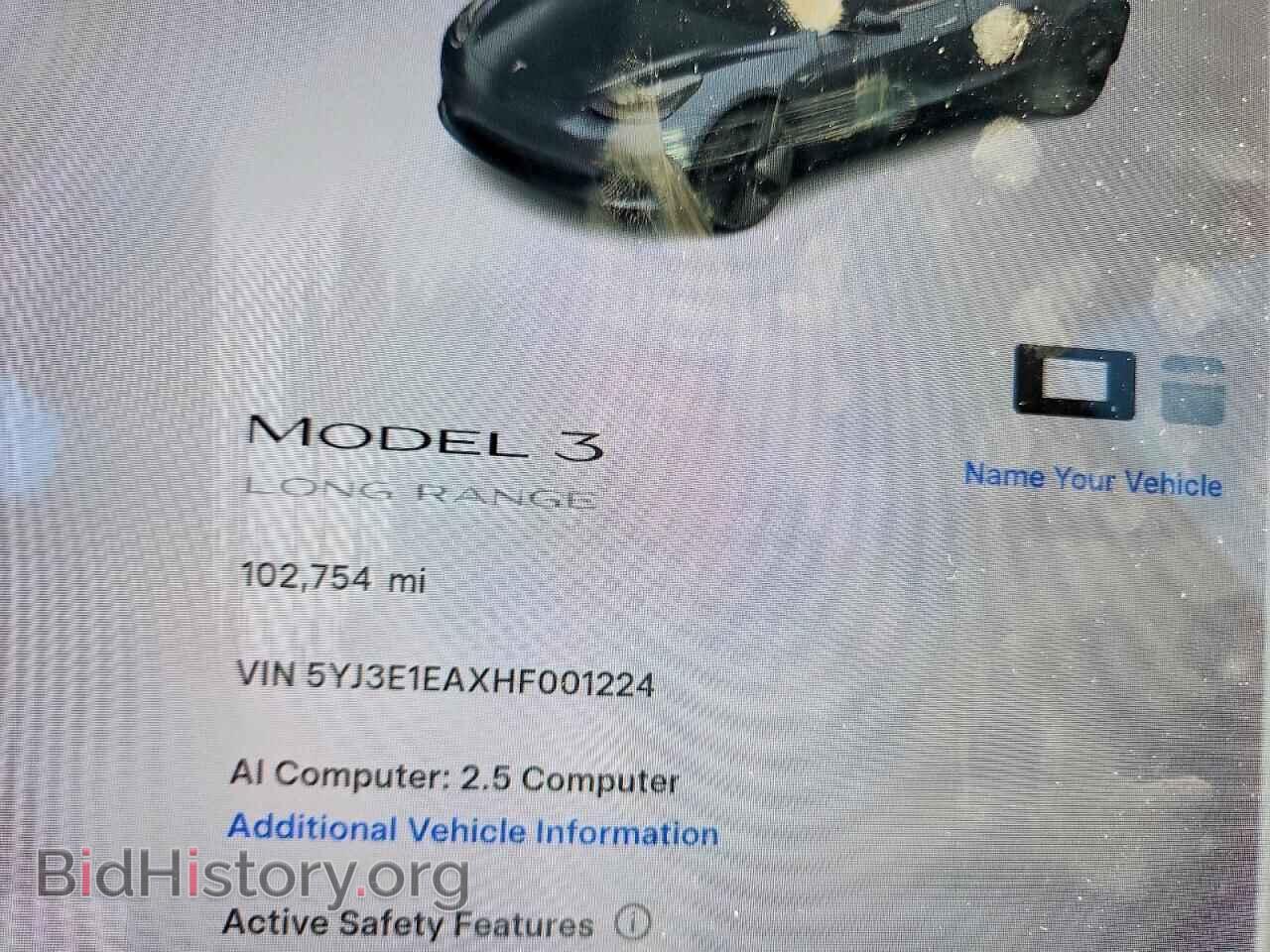 2017 TESLA MODEL 3 - VIN: 5YJ3E1EAXHF001224 - Photo 9