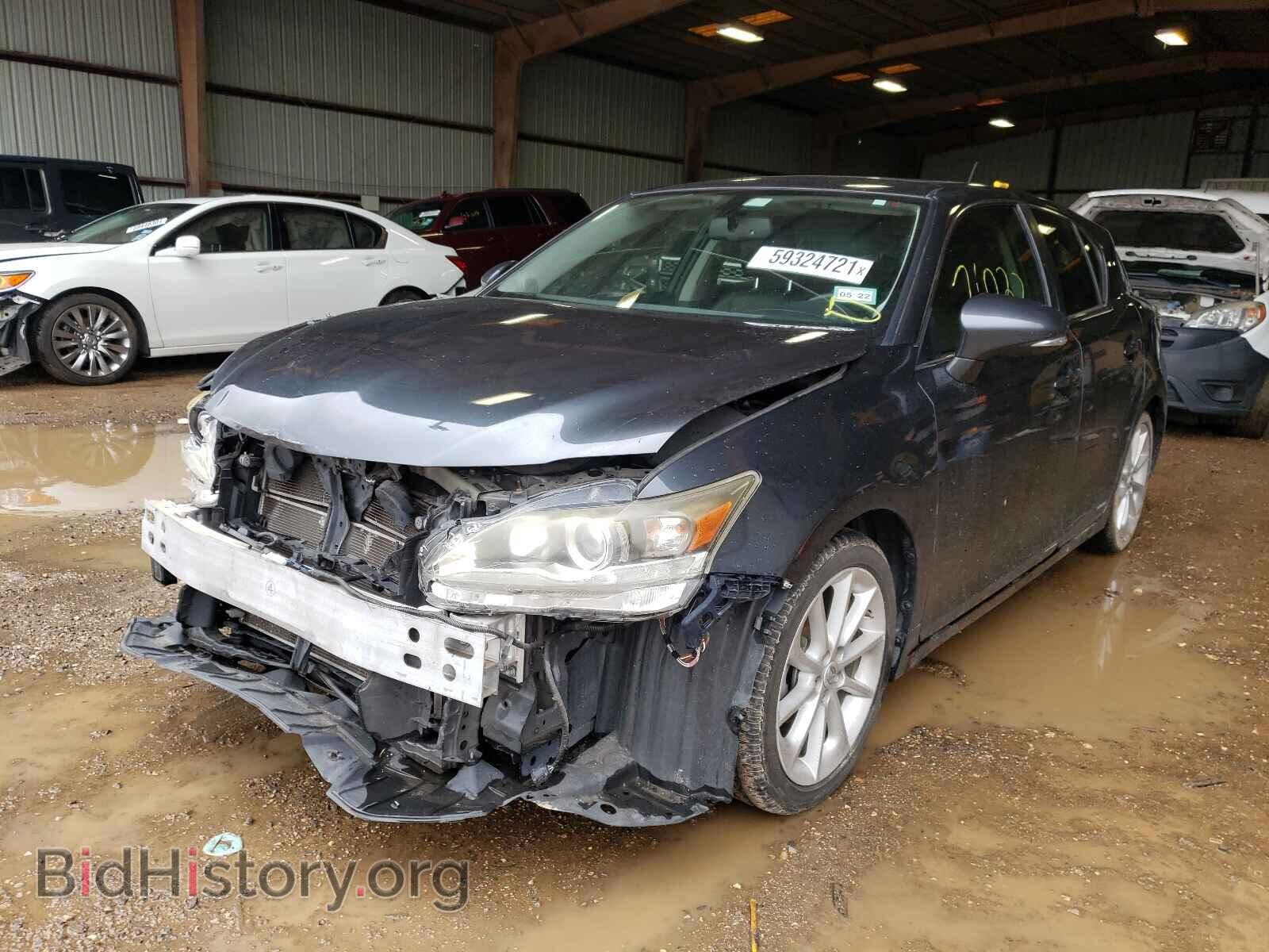 2011 LEXUS CT 200 - VIN: JTHKD5BH5B2018867 - Фото 2