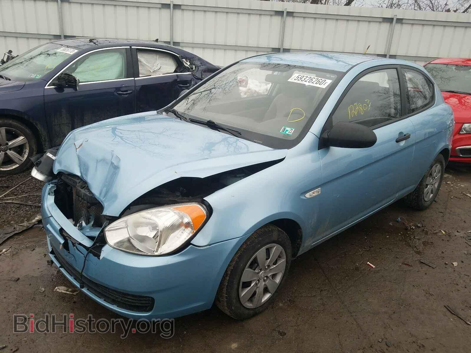 2008 HYUNDAI ACCENT - VIN: KMHCM36C88U069037 - Фото 2