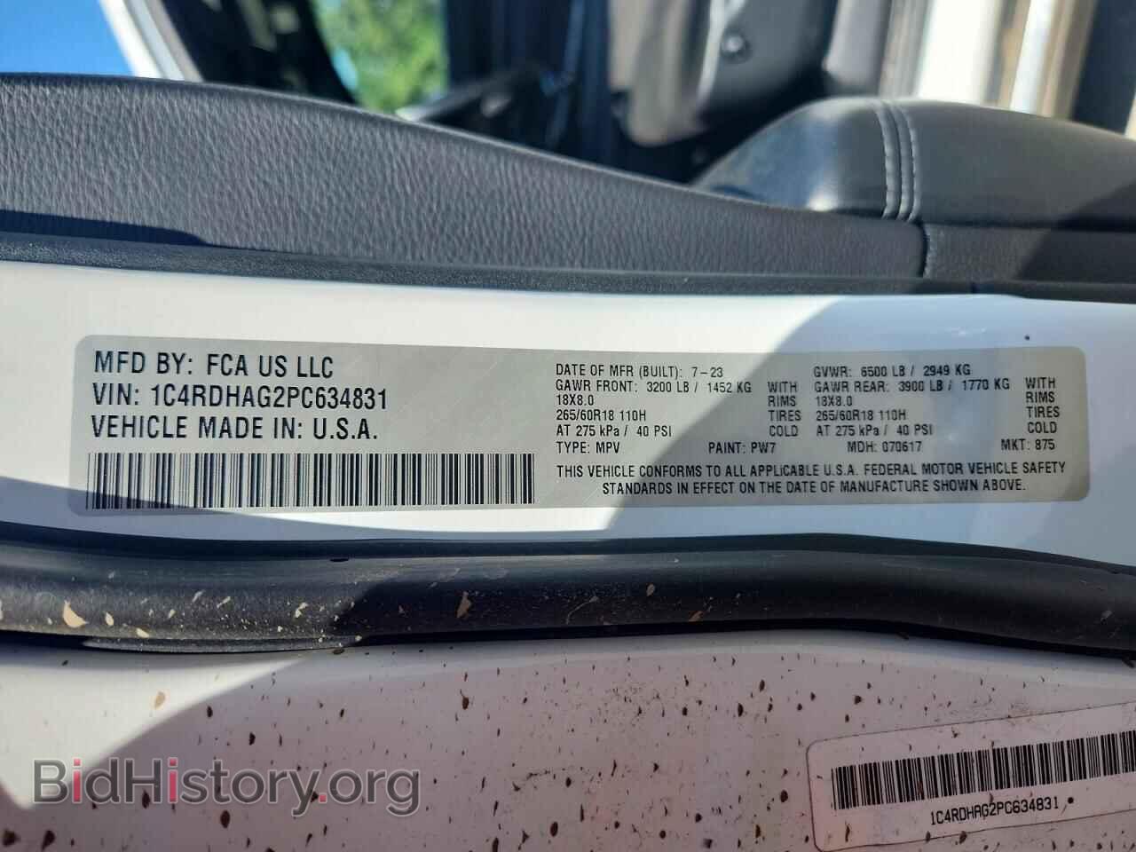 2023 DODGE DURANGO - VIN: 1C4RDHAG2PC634831 - Photo 13