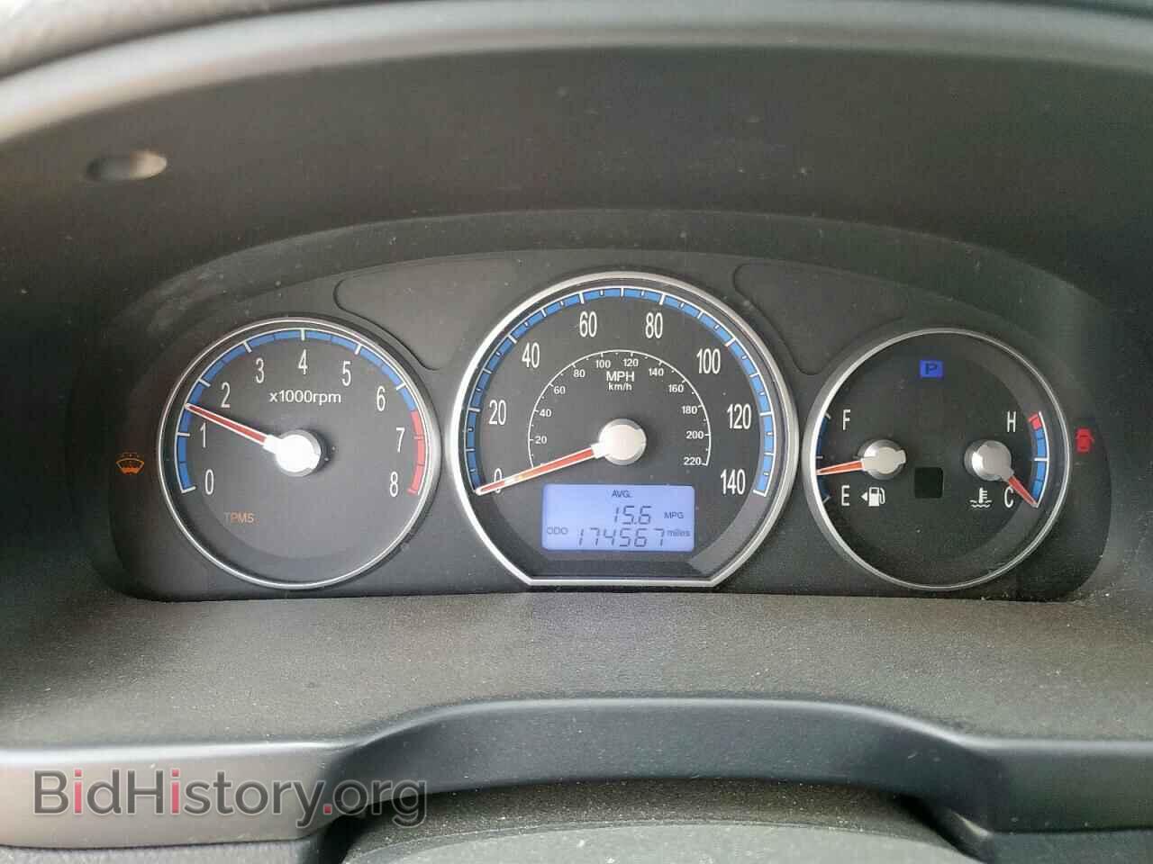2009 HYUNDAI SANTA FE - VIN: 5NMSG13D59H254406 - Фото 9