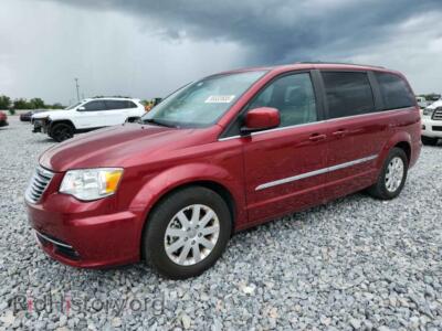 2016 Chrysler MINIVAN Touring, темно-бордовый — VIN 2C4RC1BG8GR128159, Copart