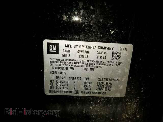 2018 BUICK ENCORE PRE - VIN: KL4CJASBXJB617288 - Photo 10