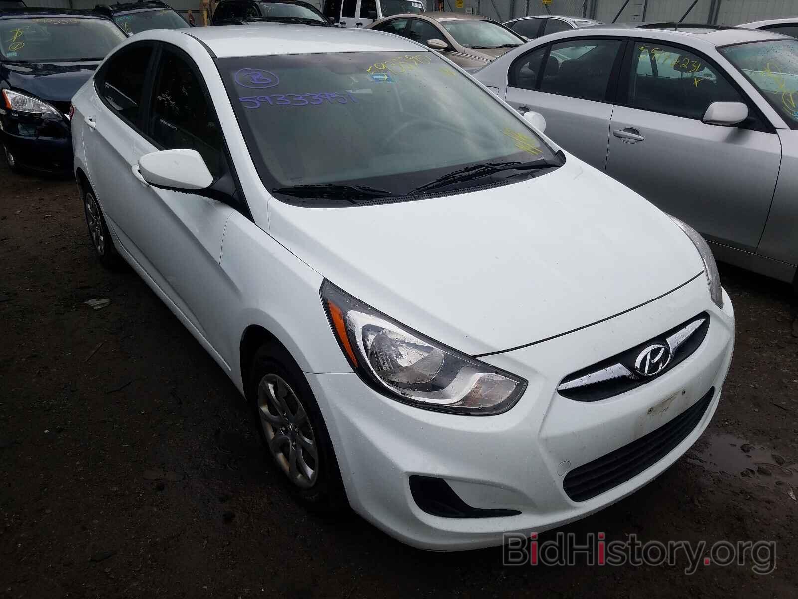 Photo KMHCT4AEXCU245984 - HYUNDAI ACCENT 2012