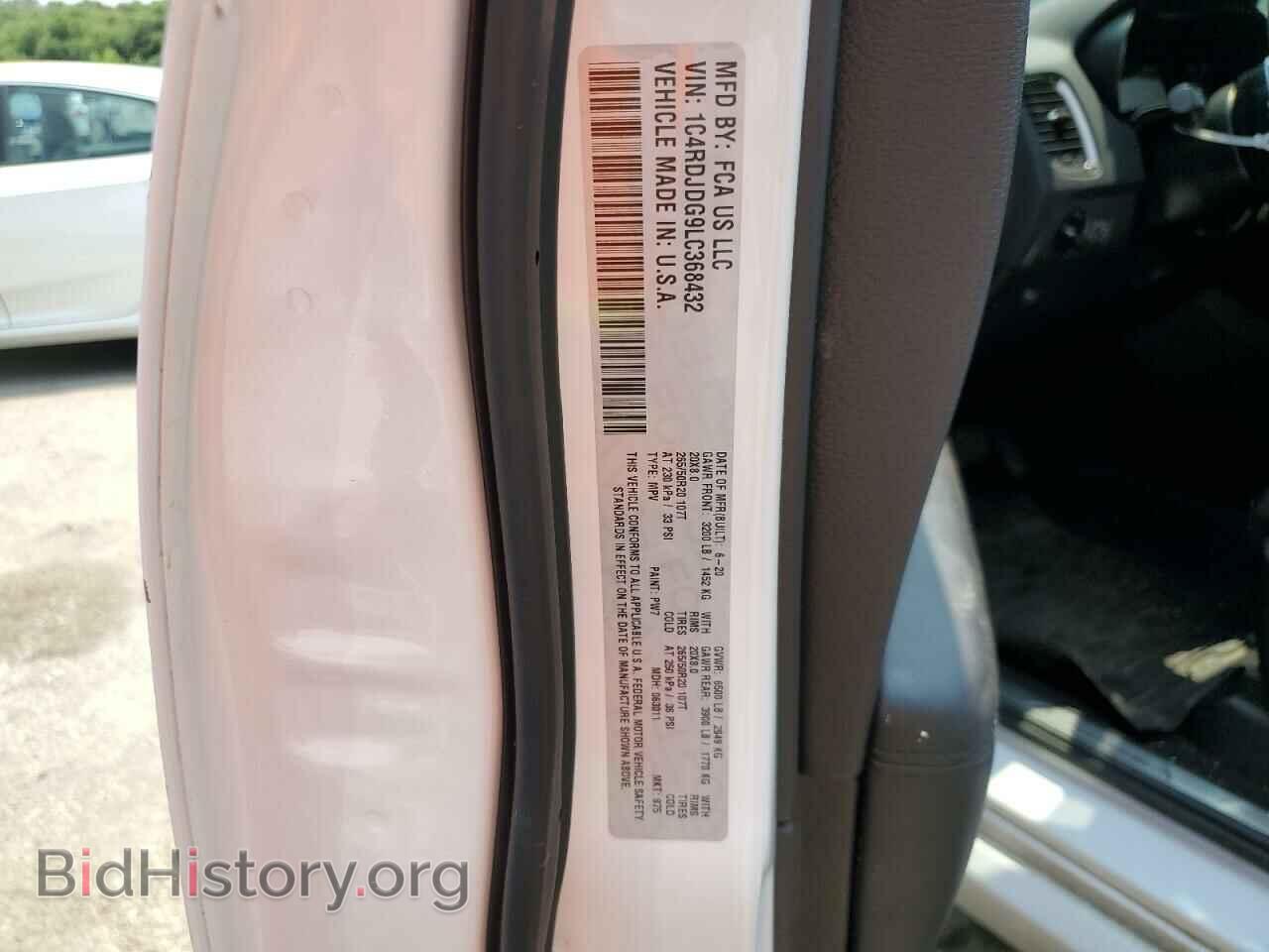 2020 DODGE DURANGO - VIN: 1C4RDJDG9LC368432 - Фото 13