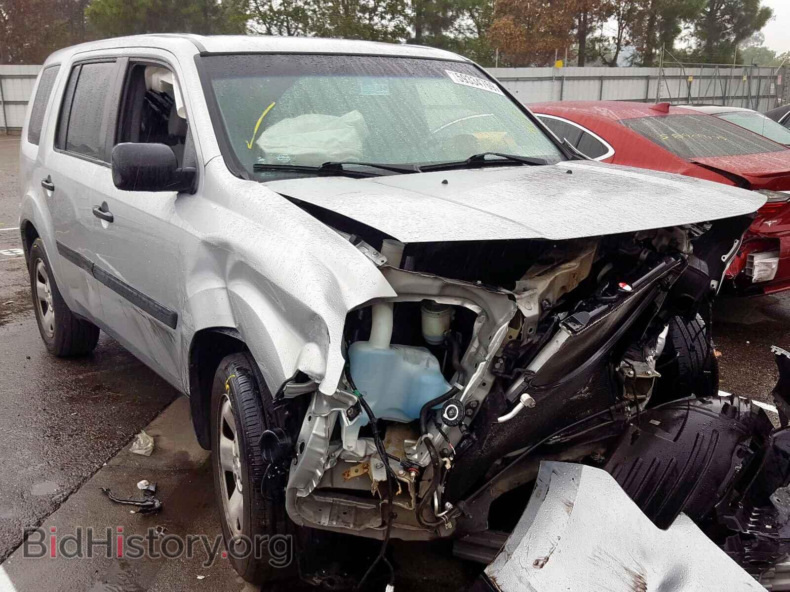 Photo 5FNYF3H21CB026931 - HONDA PILOT 2012