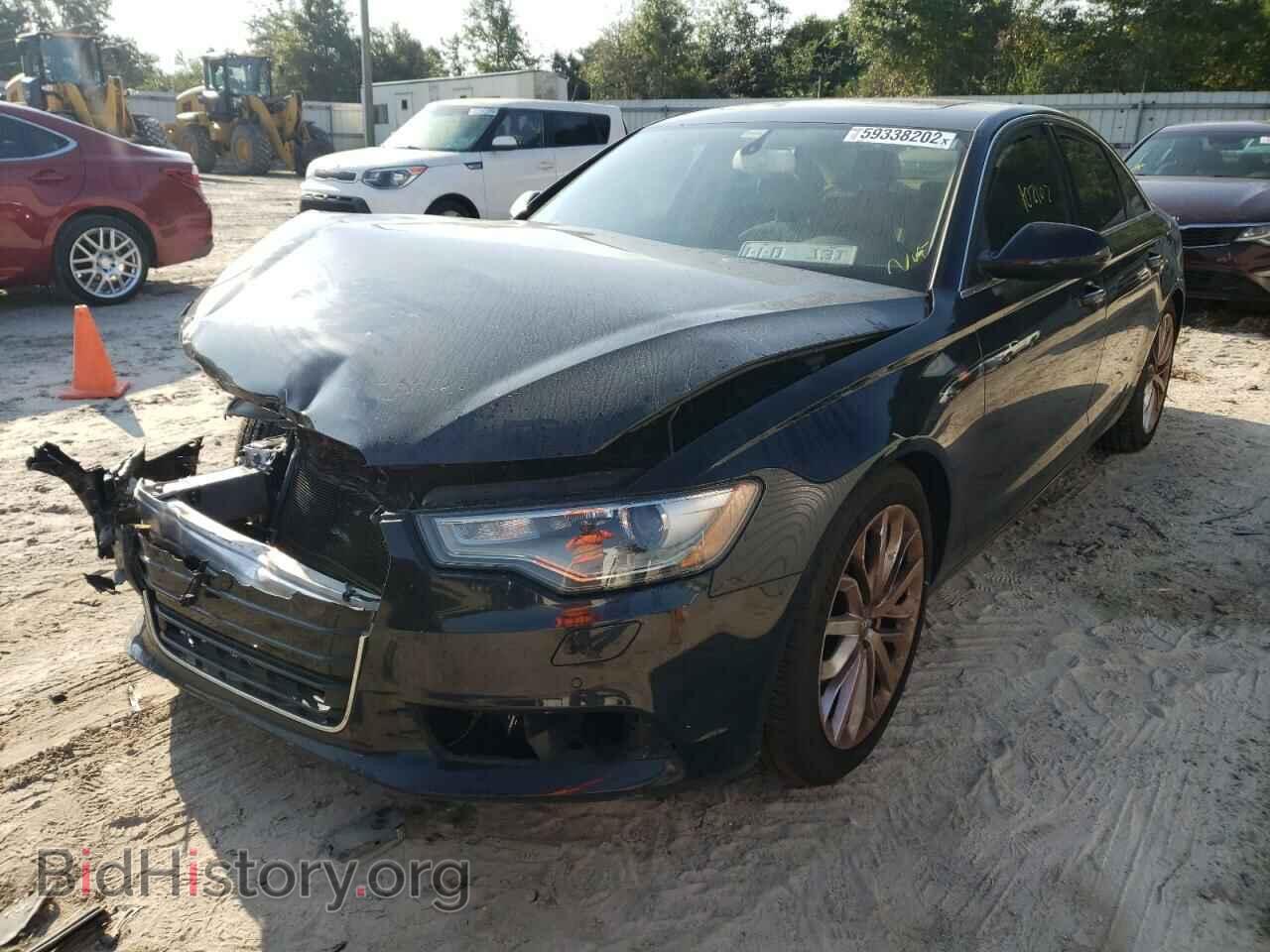 2012 AUDI A6 - VIN: WAUDFAFC1CN143566 - Фото 2