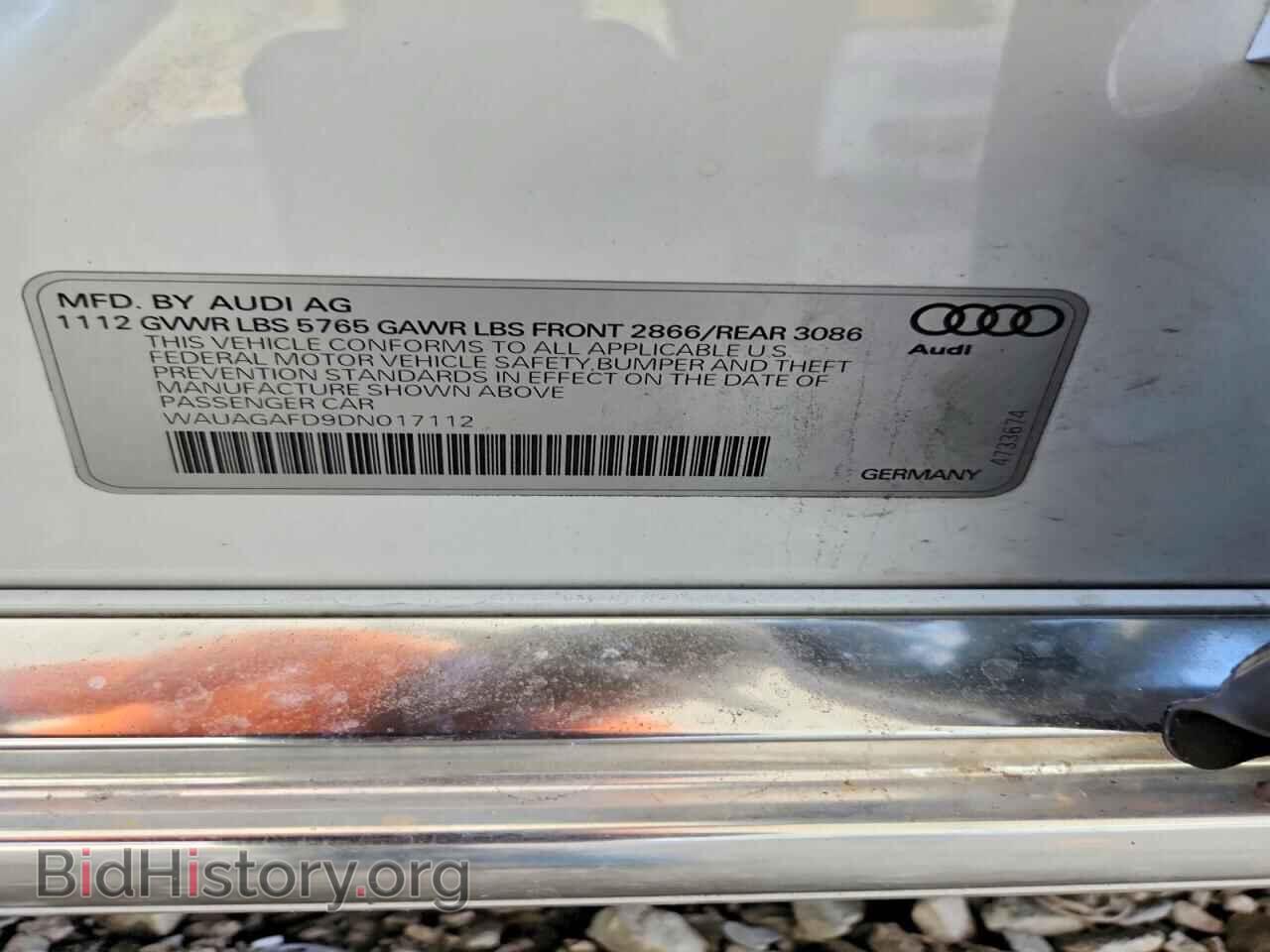 2013 AUDI A8 - VIN: WAUAGAFD9DN017112 - Photo 13