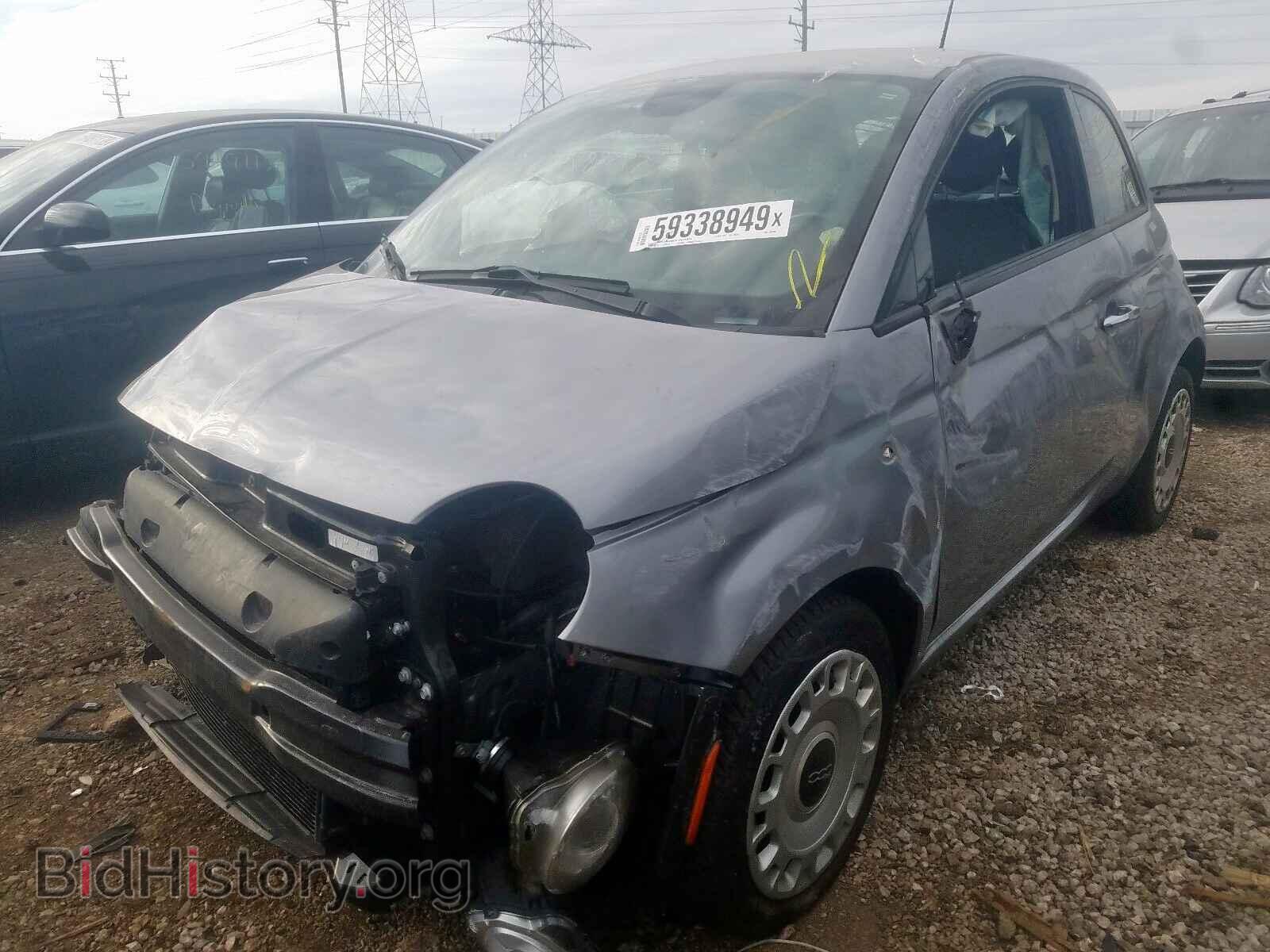 2015 FIAT 500 - VIN: 3C3CFFAR3FT624967 - Фото 2