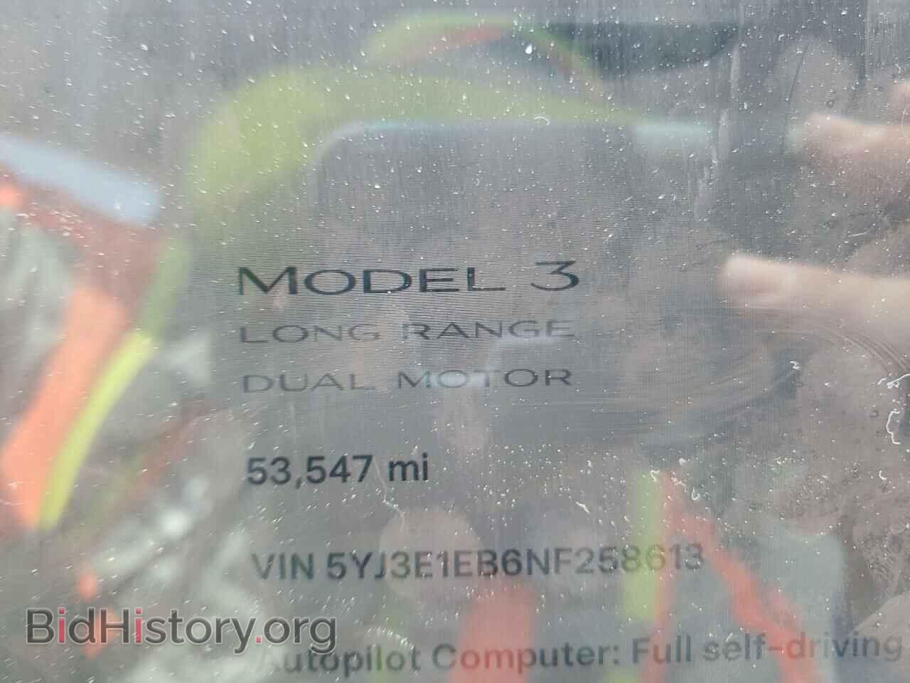 2022 TESLA MODEL 3 - VIN: 5YJ3E1EB6NF258613 - Фото 9