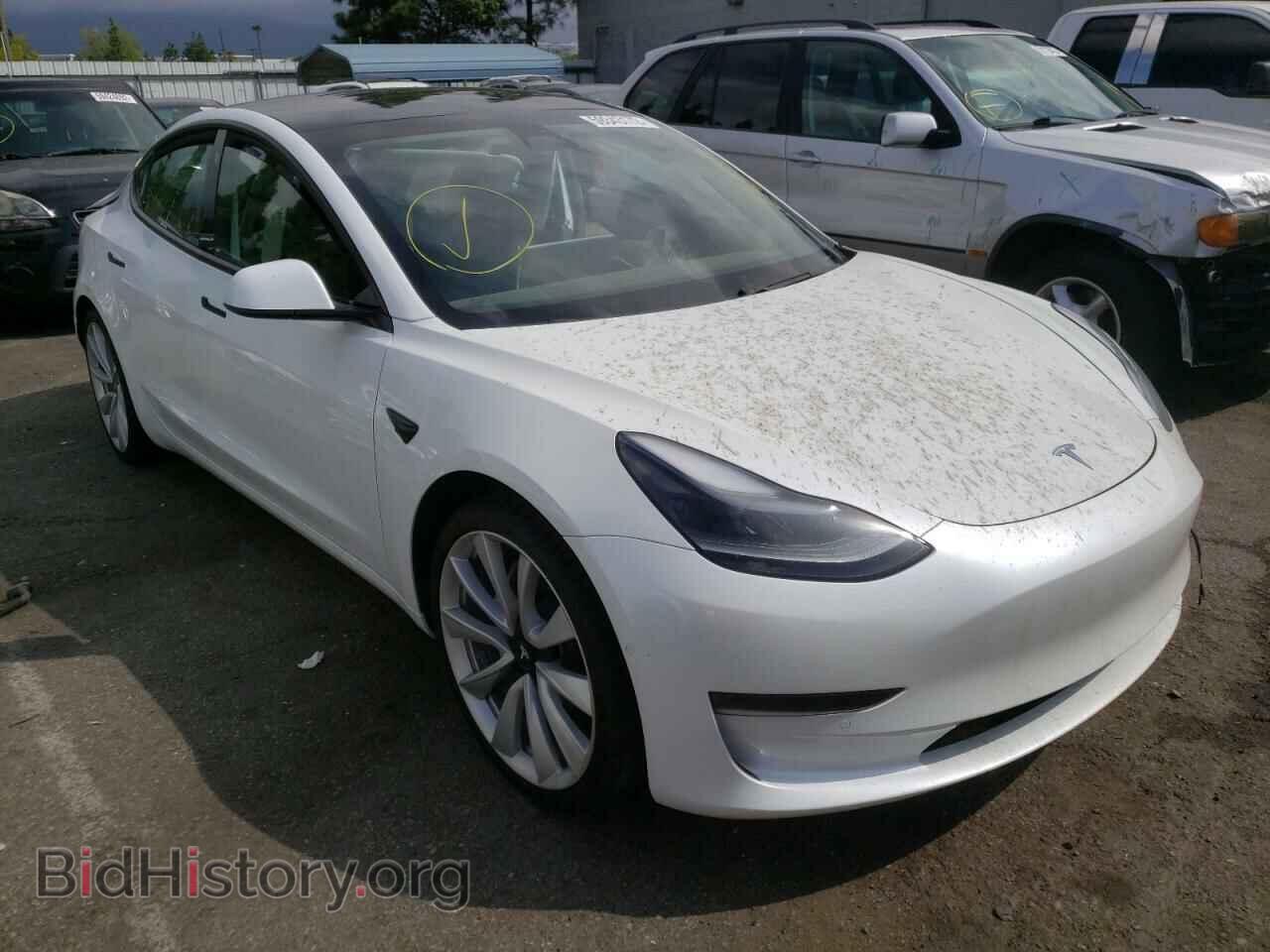 Photo 5YJ3E1EA5MF002159 - TESLA MODEL 3 2021