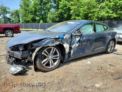 2013 Tesla MODEL S, серый — VIN 5YJSA1DN6DFP12652, Copart