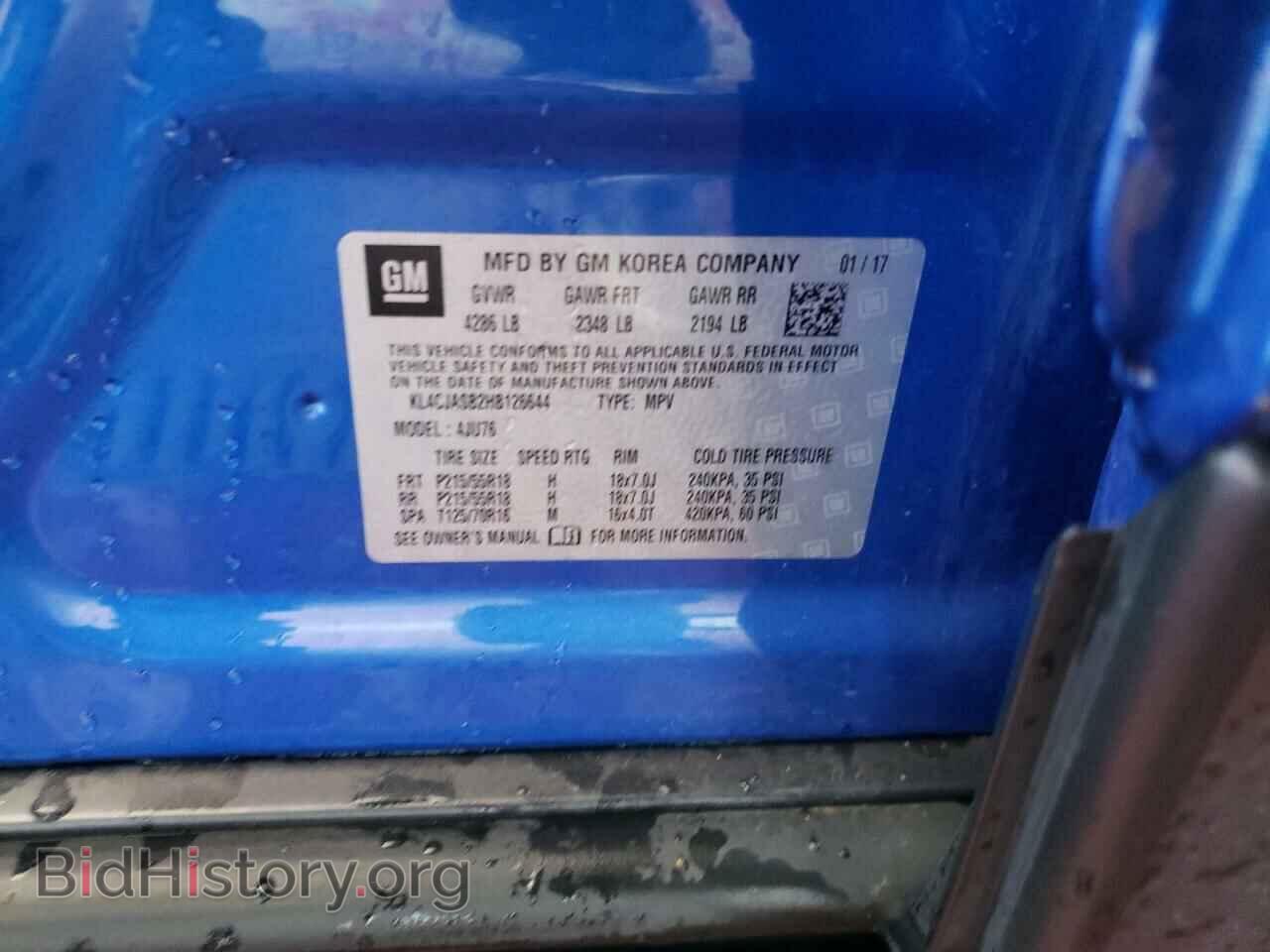 2017 BUICK ENCORE - VIN: KL4CJASB2HB126644 - Photo 13