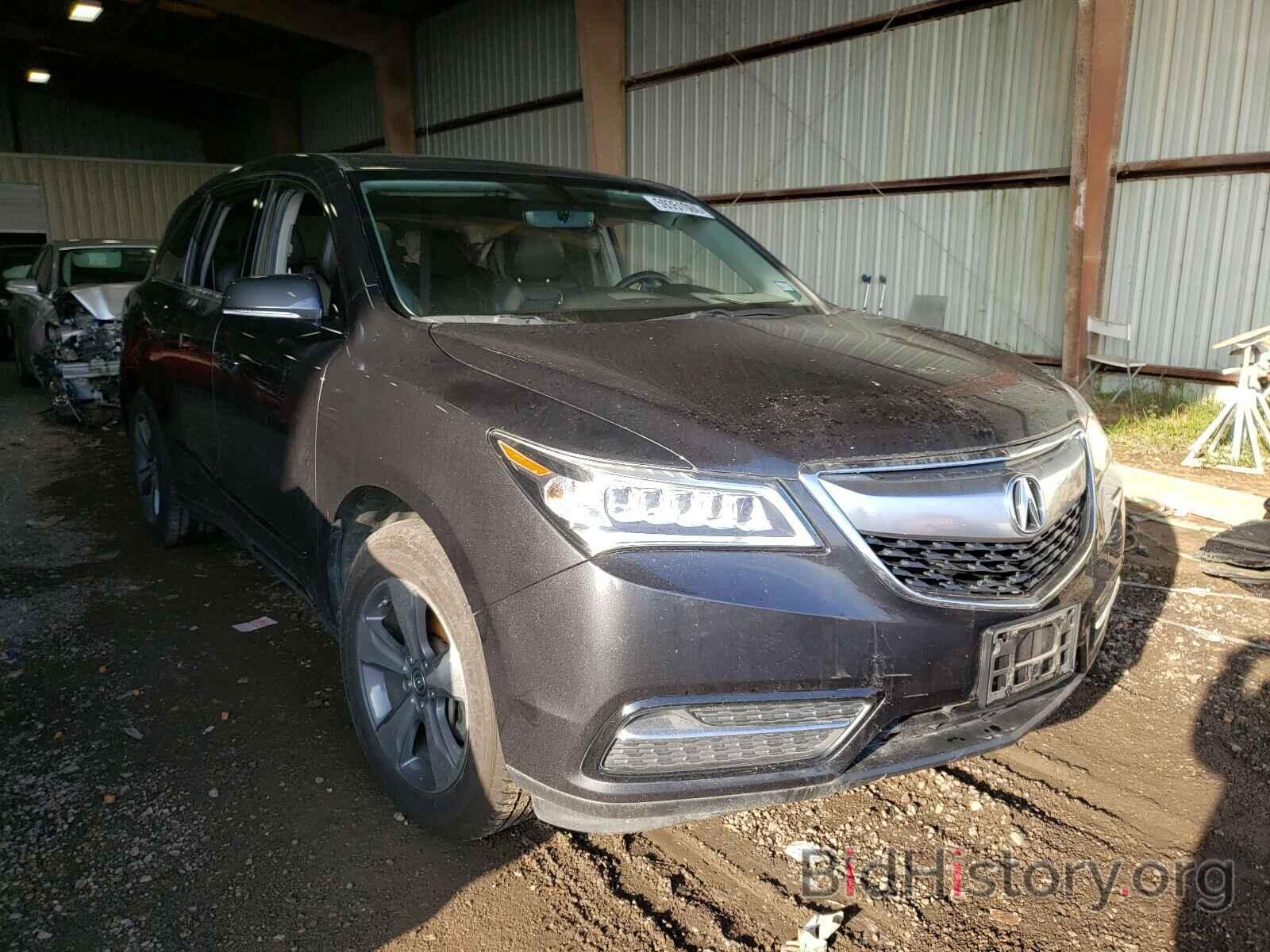 Photo 5FRYD3H22GB005676 - ACURA MDX 2016