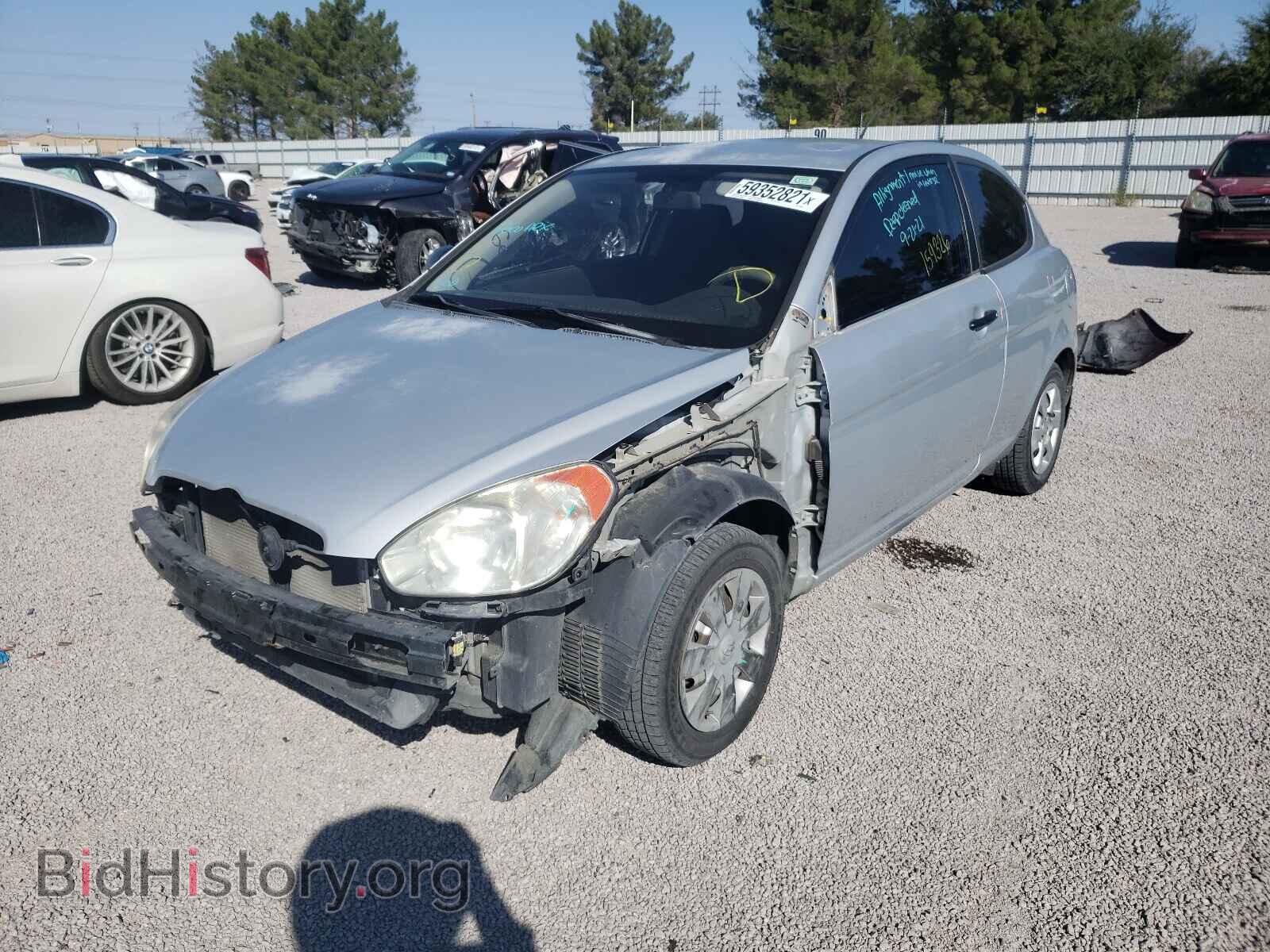 2007 HYUNDAI ACCENT - VIN: KMHCM36CX7U049693 - Фото 2