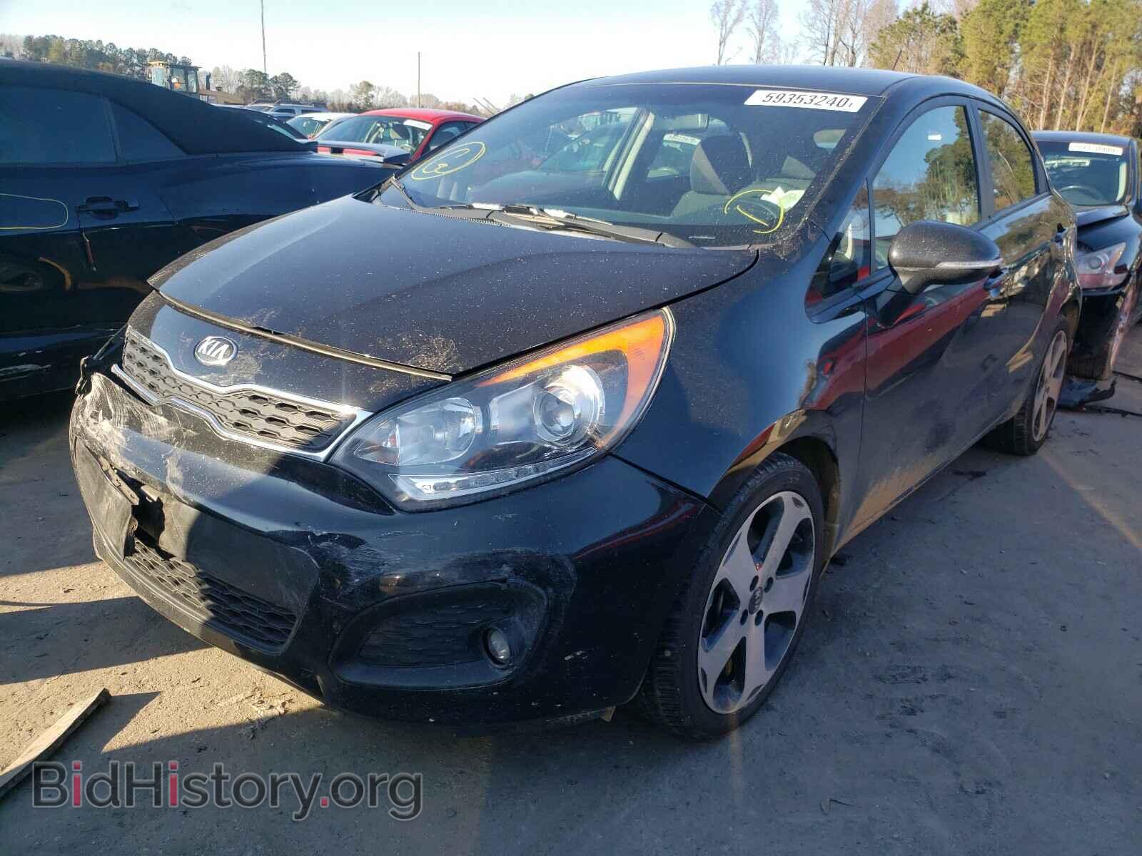 2013 KIA RIO - VIN: KNADN5A32D6248095 - Фото 2