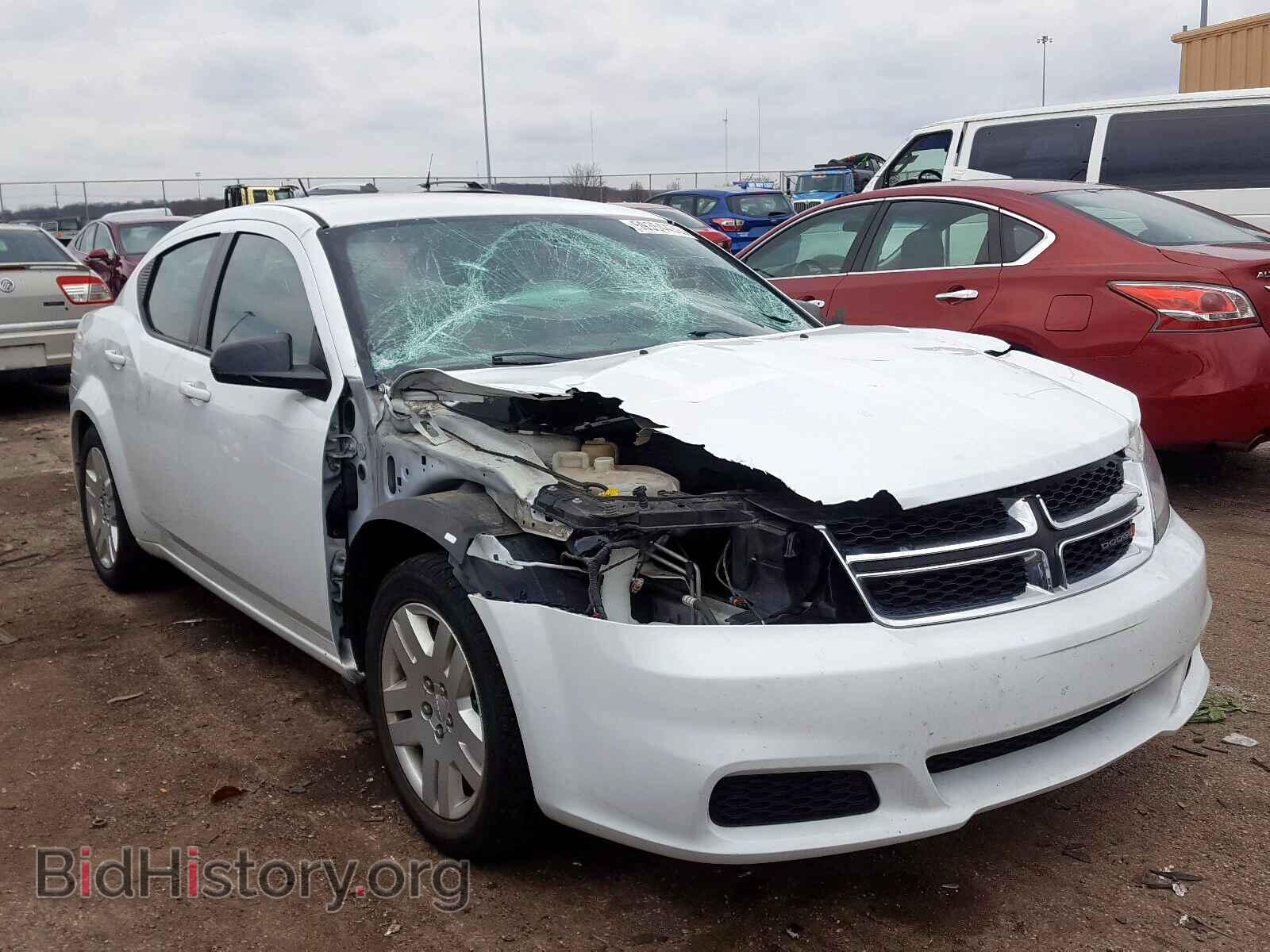 Photo 1C3CDZAB8EN119077 - DODGE AVENGER 2014