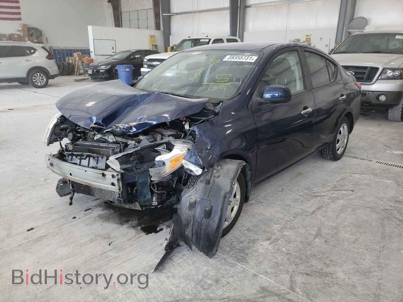 2012 NISSAN VERSA - VIN: 3N1CN7AP5CL871814 - Фото 2